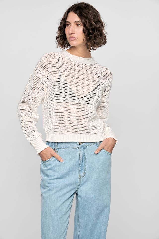 Oslo Knit Jumper - White
