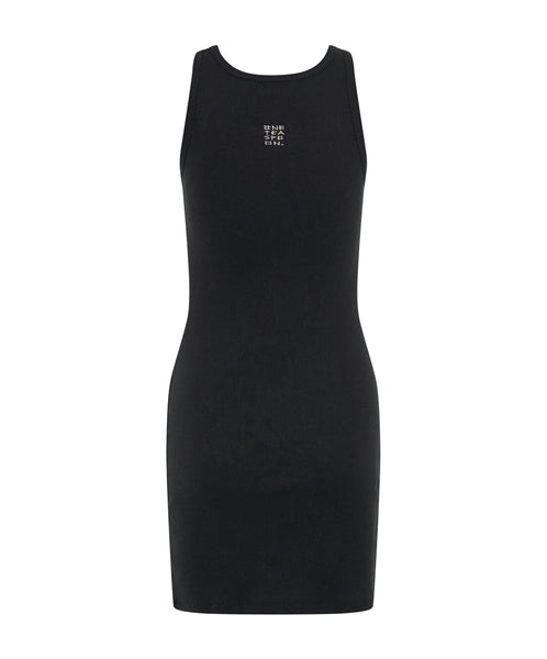 One Teaspoon Rib Singlet Mini Dress - Black