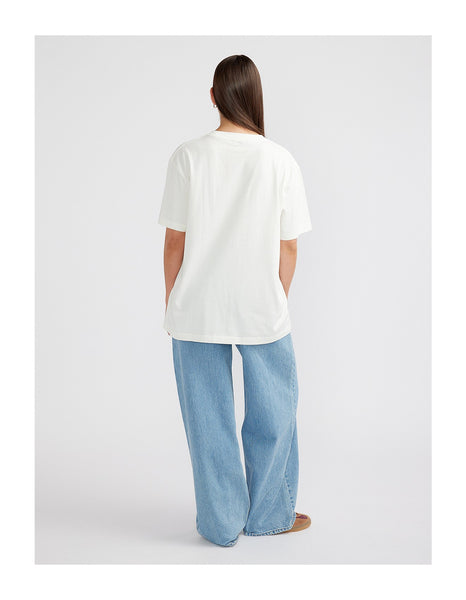 Dual Snakes Tee - Vintage White
