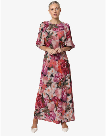 Natalia Dress - Floral Jewel