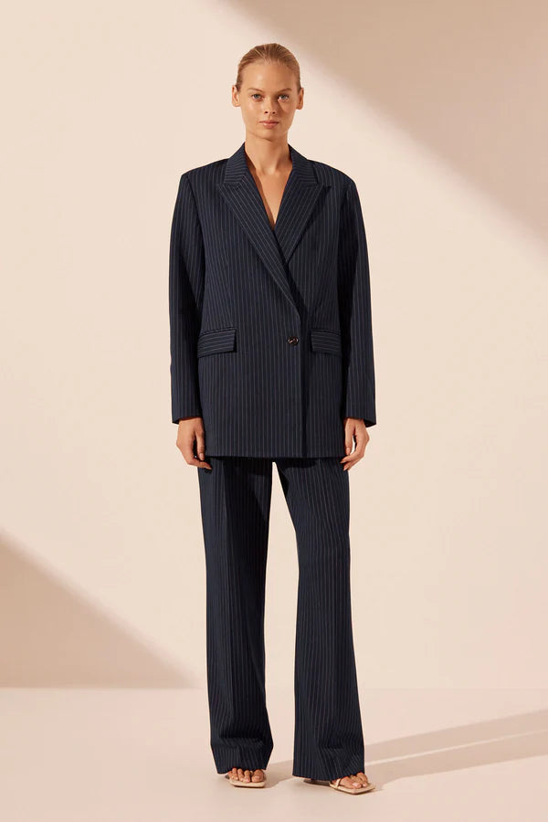 Hayden Double Breasted Blazer - Navy/Ivory - 25% OFF AUTOMATICALLY APPLIED AT CHECKOUT