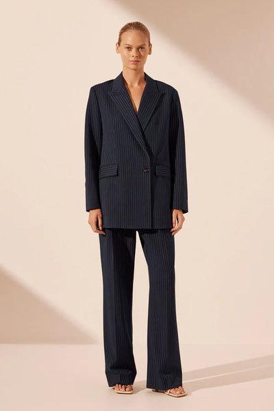 Hayden Double Breasted Blazer - Navy/Ivory - 25% OFF AUTOMATICALLY APPLIED AT CHECKOUT