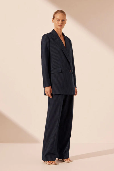 Hayden Double Breasted Blazer - Navy/Ivory - 25% OFF AUTOMATICALLY APPLIED AT CHECKOUT