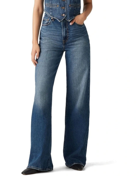 Ribcage Wide Leg Jeans - Polar Perimiter - et seQ fashion