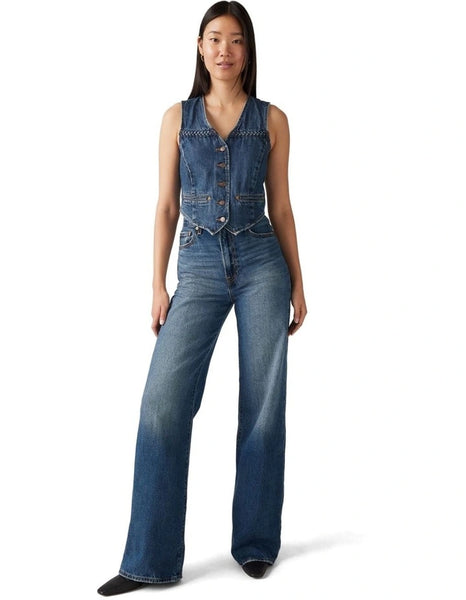 Ribcage Wide Leg Jeans - Polar Perimiter - et seQ fashion