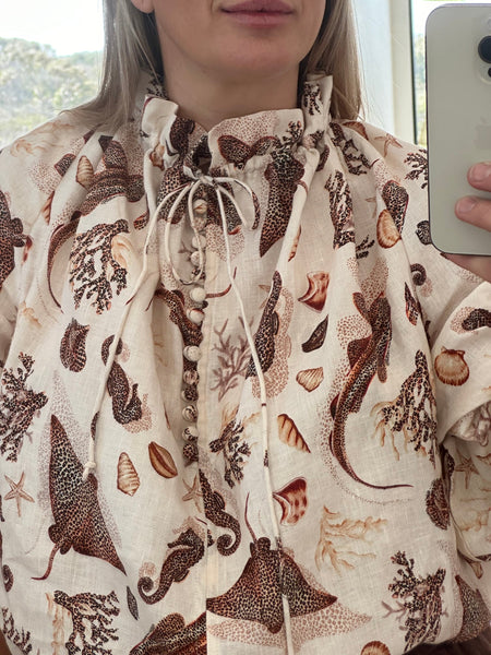 Fairhaven Dress - Sealife Cream - 20% OFF AUTOMATICALLY APPLIED AT CHECKOUT