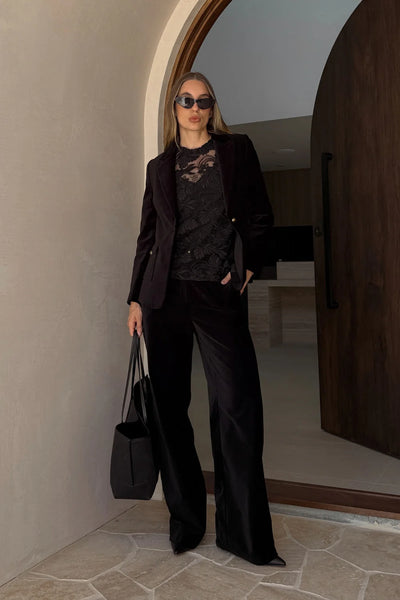 Haven Pant - Black - et seQ fashion