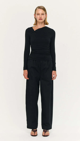 Alexi Twist Top - Black - et seQ fashion