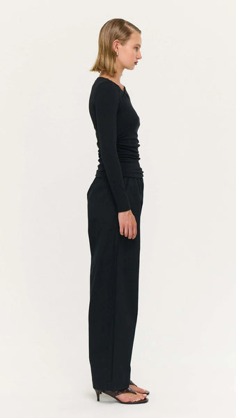 Alexi Twist Top - Black - et seQ fashion