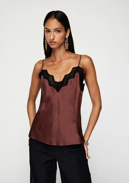 Suri Cami Top - Chocolate - et seQ fashion