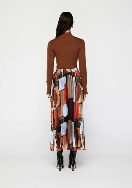 Koa Pleated Skirt - Koa Print - et seQ fashion