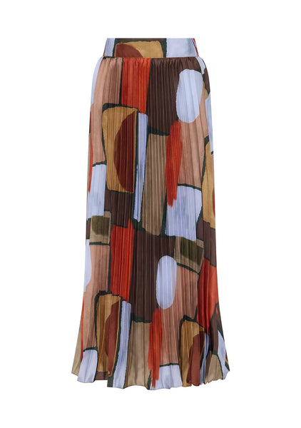 Koa Pleated Skirt - Koa Print - et seQ fashion