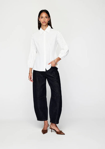 Alix Blouse - Optic White - et seQ fashion
