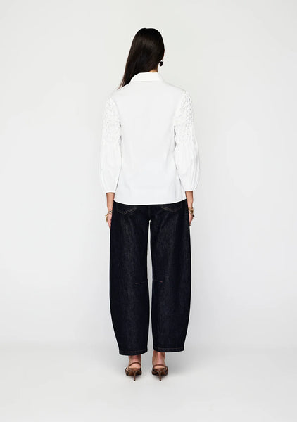 Alix Blouse - Optic White - et seQ fashion
