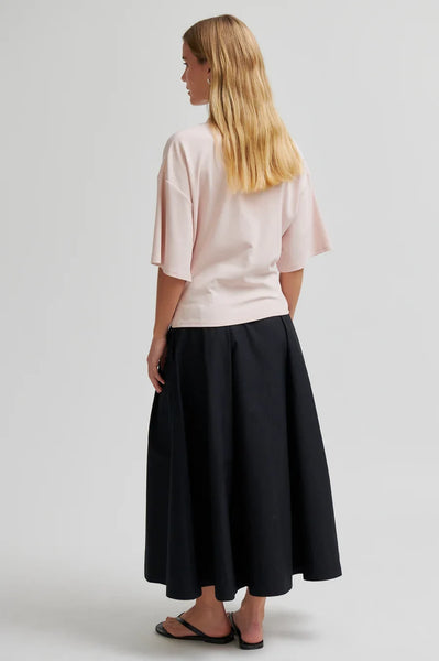 Missouri Front Gathered Tee - Crystal Pink
