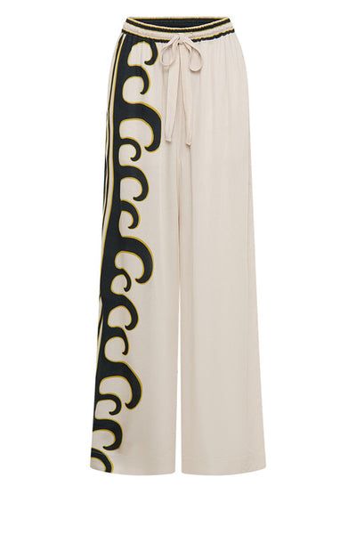 Tide Elastic Waist Pant - Ecru A FURTHER 15% OFF AUTOMATICALLY APPLIED AT CHECKOUT