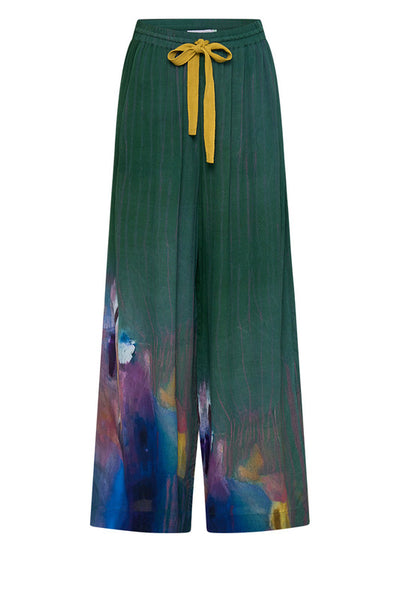 Tapestry Elastic Waist Pant - Bayberry Print - 25% OFF AUTOMATICALLY APPLIED AT CHECKOUT
