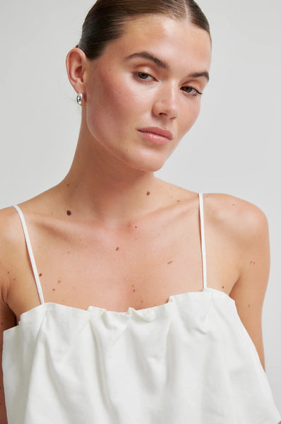 Aie Layered Top - White Alyssum