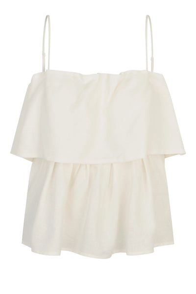 Aie Layered Top - White Alyssum