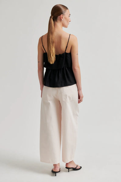 Aie Layered Top - Black Alyssum