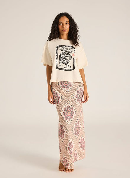 Adventurous Spirit Tee - Cream