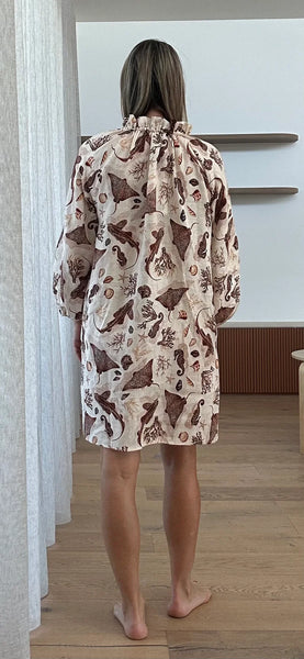 Fairhaven Dress - Sealife Cream - 20% OFF AUTOMATICALLY APPLIED AT CHECKOUT