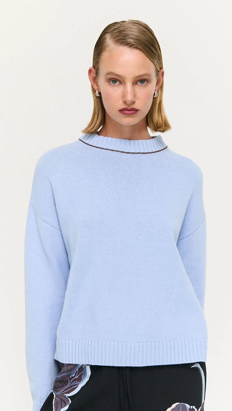 Harvey Knit Jumper - Sky Blue - et seQ fashion