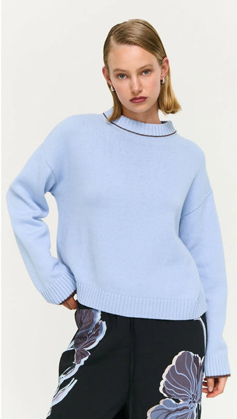 Harvey Knit Jumper - Sky Blue - et seQ fashion