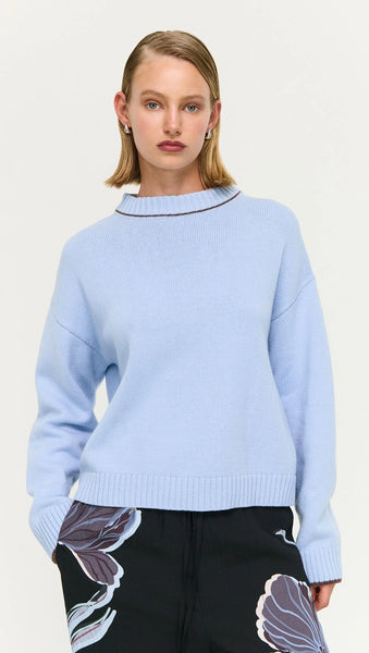Harvey Knit Jumper - Sky Blue - et seQ fashion