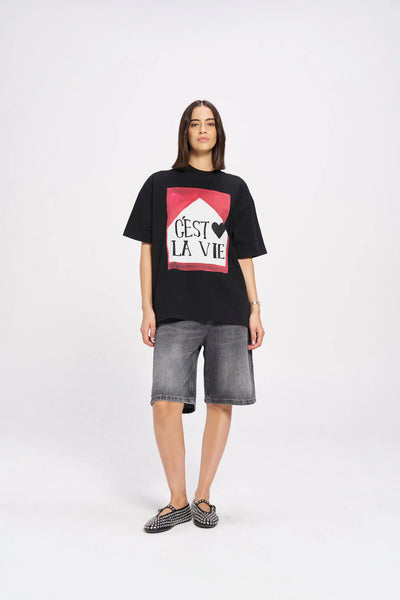 C'Est La Vie Oversize Tee