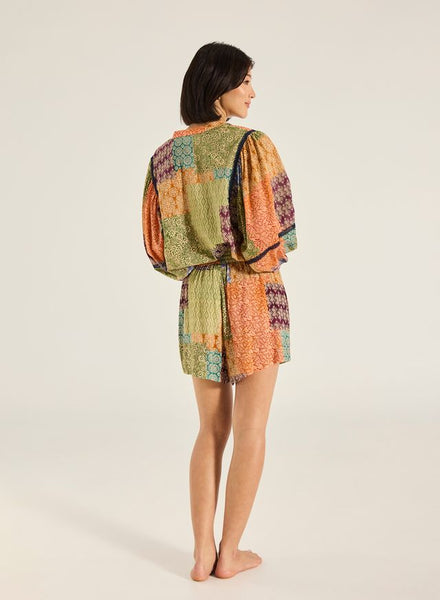 Liora Isla Shirt - Liora Patch Print - et seQ fashion