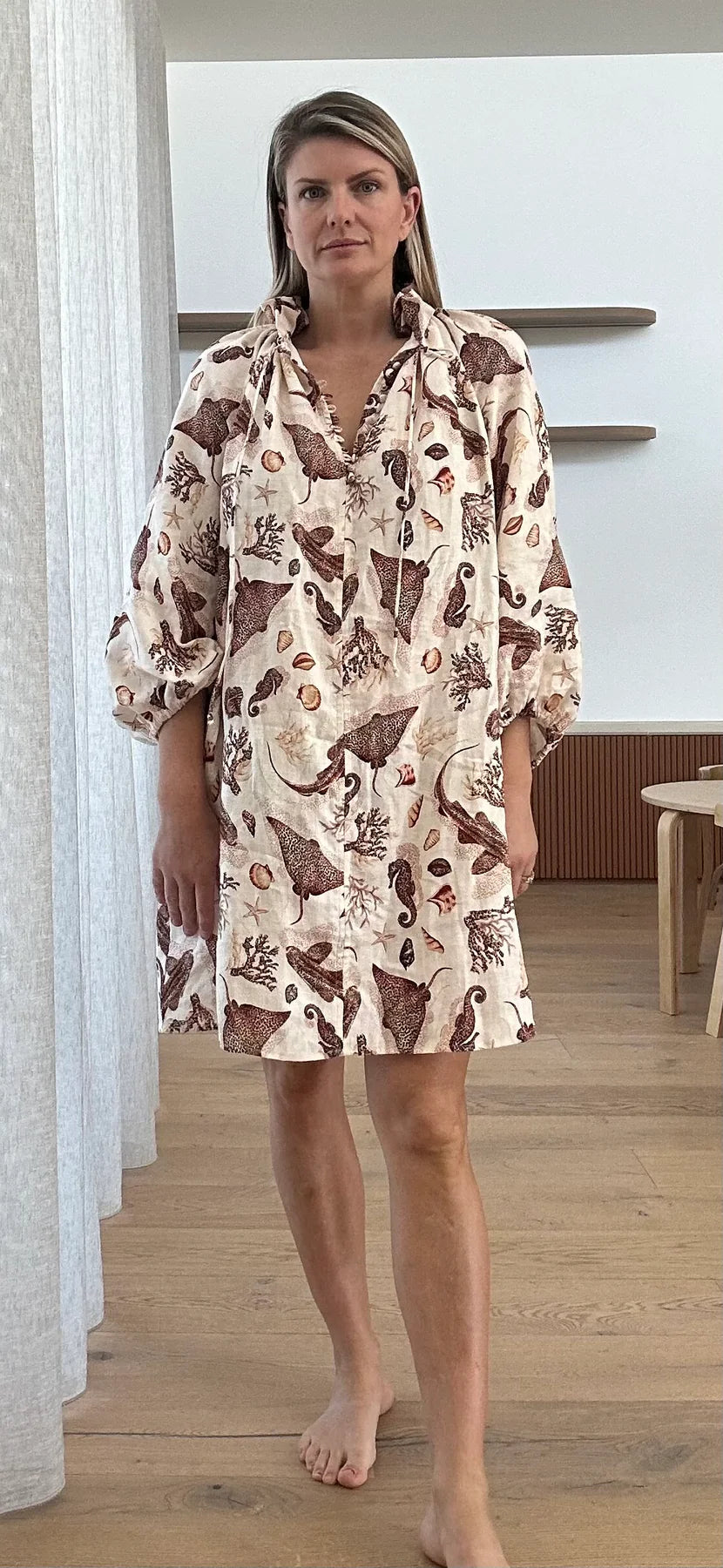Fairhaven Dress - Sealife Cream - 20% OFF AUTOMATICALLY APPLIED AT CHECKOUT