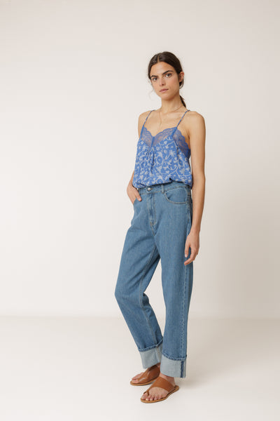 Slip Top With Lace - Britanico - et seQ fashion