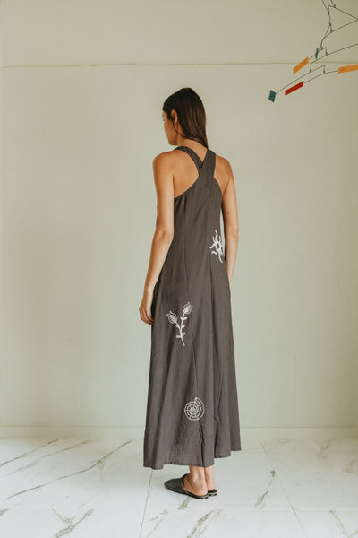 Natural Embroidered Dress - et seQ fashion