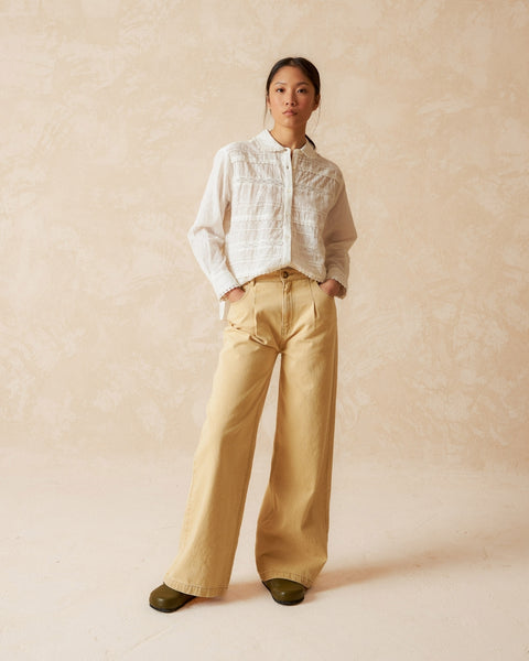 Lace Camisa - Blanco