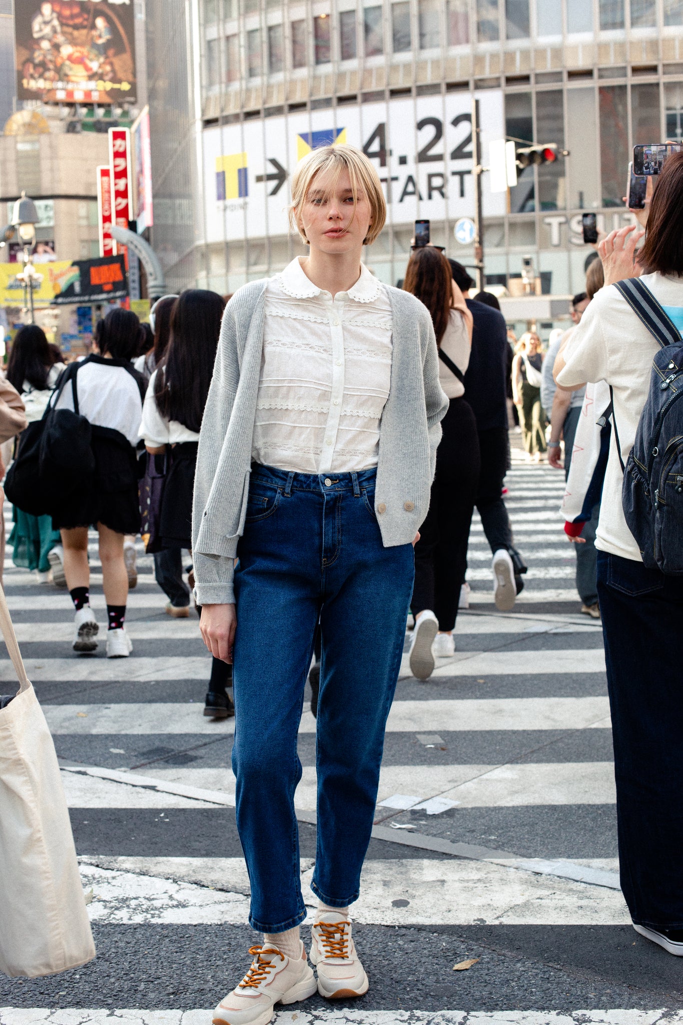 Lace Camisa - Blanco