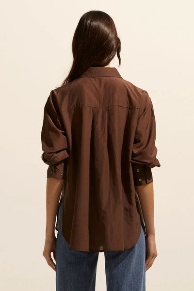 Abroad Top - Chocolate