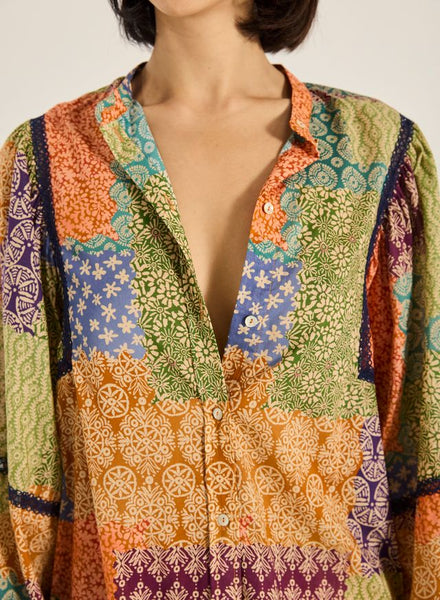 Liora Isla Shirt - Liora Patch Print - et seQ fashion