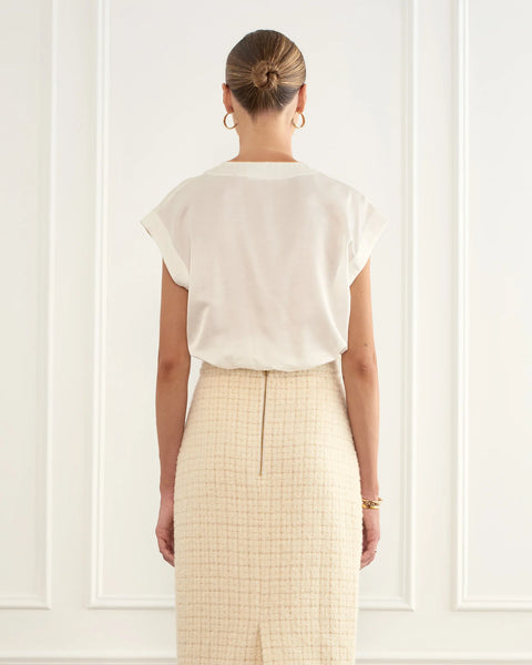 Selene Ellis Top - Cream - et seQ fashion