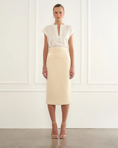 Selene Ellis Top - Cream - et seQ fashion