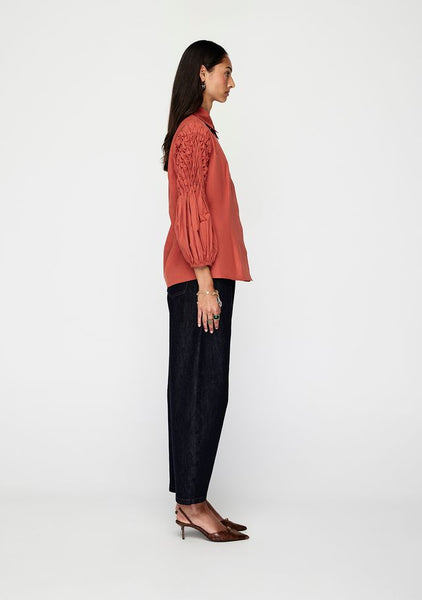 Alix Blouse - Cranberry
