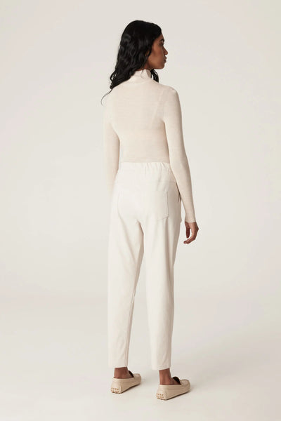 Seamless Merino Turtle Neck - Wheat - et seQ fashion
