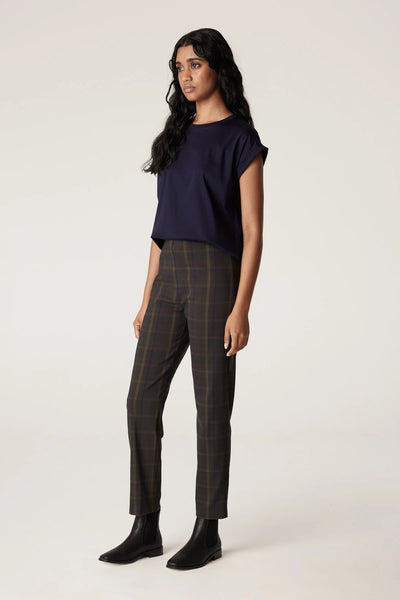 Bell Tartan Pant - Green Tartan A FURTHER 15% OFF AUTOMATICALLY APPLIED AT CHECKOUT - et seQ fashion