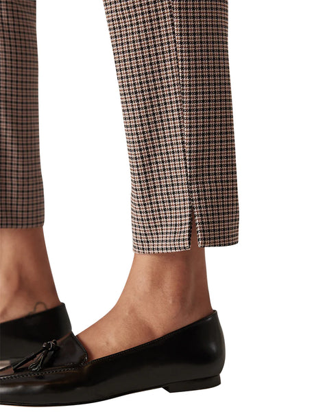 Liv Mini Check Pant - Brown Check A FURTHER 15% OFF AUTOMATICALLY APPLIED AT CHECKOUT
