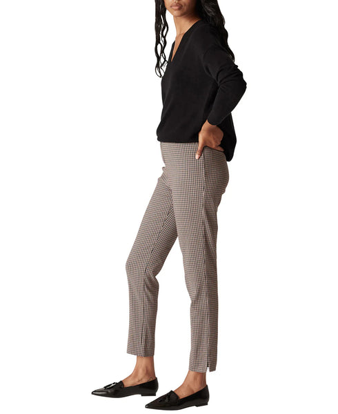 Liv Mini Check Pant - Brown Check A FURTHER 15% OFF AUTOMATICALLY APPLIED AT CHECKOUT