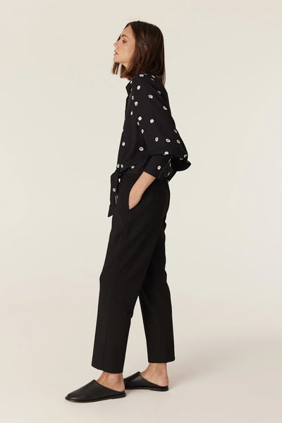Hepburn Blouse - Black Spot - et seQ fashion