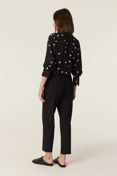 Hepburn Blouse - Black Spot - et seQ fashion