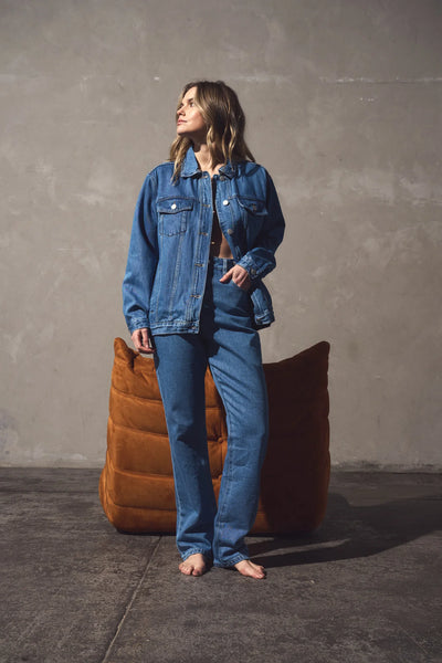 Aimee Denim Jacket - Classic Blue