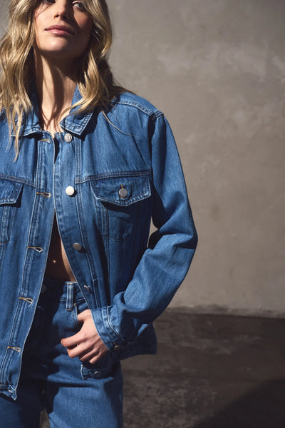 Aimee Denim Jacket - Classic Blue