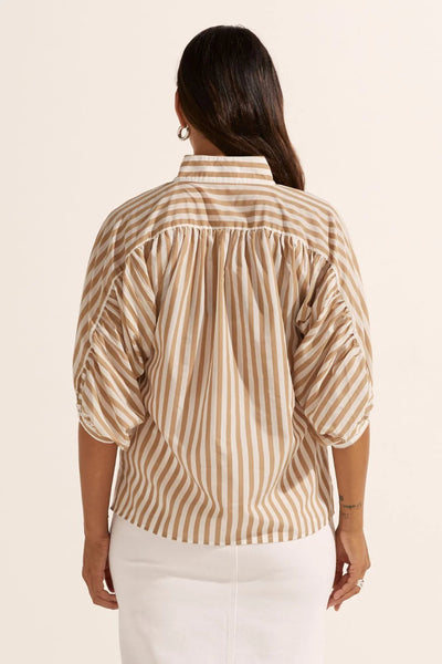 Adage Top - Flax Stripe - 25% OFF AUTOMATICALLY APPLIED AT CHECKOUT